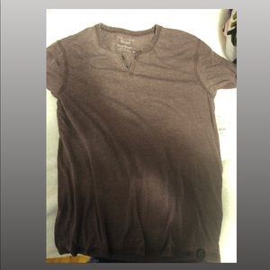 purple lucky brand tee shirt